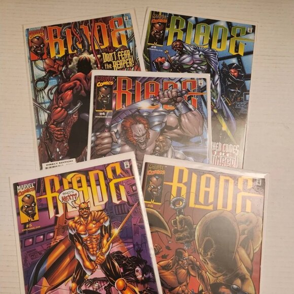 Blade: The Vampire Hunter #2B, 3A-6A (1999) Marvel Comics, RARE, Low Print, NM - Picture 1 of 14